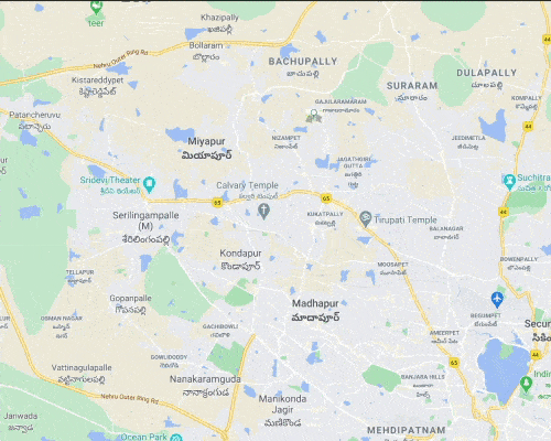 Ramky One Harmony Gated Community Hyderabad Map